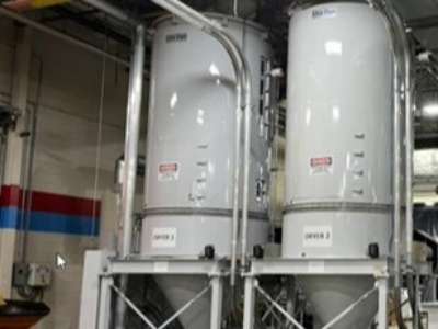 Used Una-Dyn DHD-120 Dual Hopper Dryer System