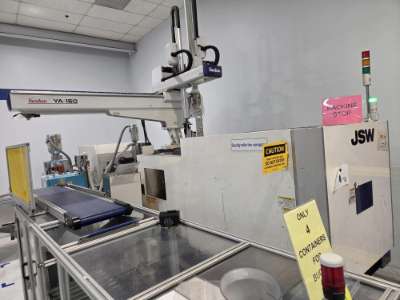 Used 180 Ton JSW J180AD All Electric Injection Molding Machine