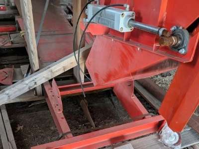 Used Bunting Inclined Cleated Conveyor with Metal Detector