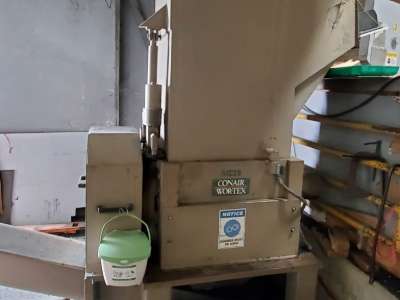 Used 120 HP Conair Wortex Granulator