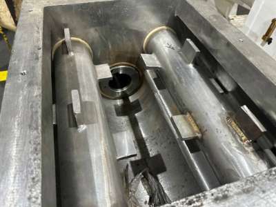 Used 8" Bonnot Model 8EXT.W.TWN.PKR Twin Packer Extruder