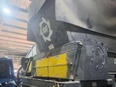 Used 200 HP SSI Uni-Shear SR500E Single Shaft Shredder