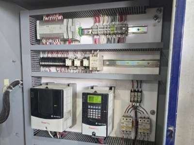 Used STP Storm S-160 Inline Shuttle Rotational Molding Machine