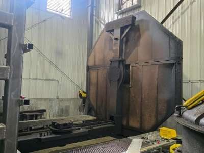 Used STP Storm S-160 Inline Shuttle Rotational Molding Machine