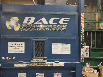 Used 15 HP Bace V63 Single Phase Baler