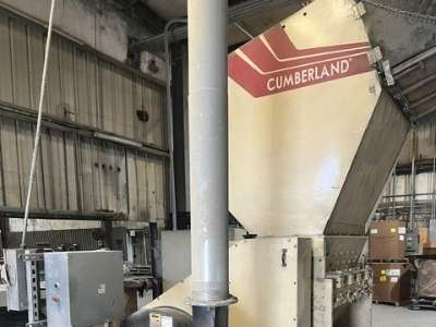 Used 125 HP Cumberland X1400 Central Granulator