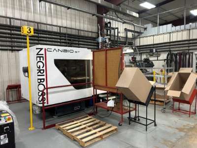Used 250 Ton Negri Bossi Canbio ST 2500 H1600 Injection Molding Machine