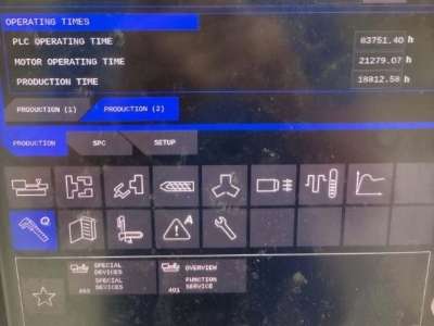 Used 250 Ton Negri Bossi Canbio ST 2500 H1600 Injection Molding Machine