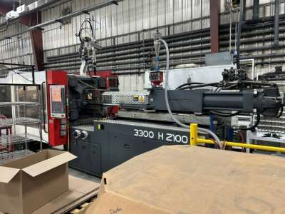 Used 330 Ton Negri Bossi 3300H-2100 Injection Molding Machine