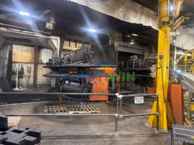 Used Ferry RotoSpeed RS4-280E 4-Arm Rotational Molding Machine