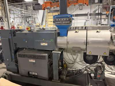 Used 135mm Battenfeld-Cincinnati TS 135 Counter-Rotating Twin Screw Extruder with 65mm Co-Extruder
