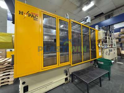 Used 500 Ton Husky HyPac HL500 RS95/80 Injection Molding Machine