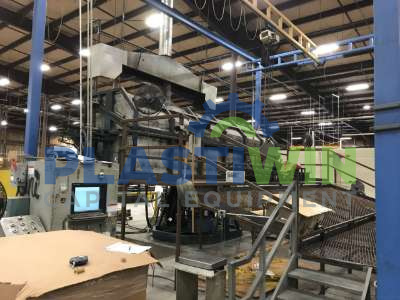 Used RotoFab Rock and Roll Rotational Molding Machine