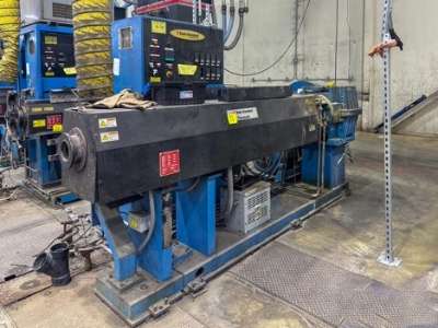 Used 3.5" Davis Standard 35IN35 Single Screw Extruder