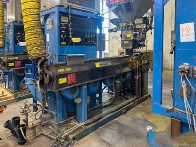 Used 3.5" Davis Standard MV35INDS35 Single Screw Extruder