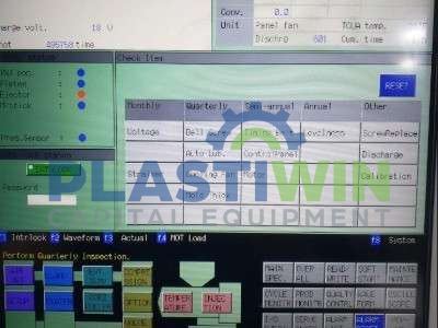 Used 94 Ton JSW J85AD-110H All Electric Injection Molding Machine